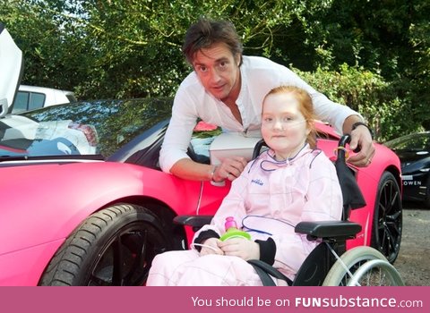 This man is awesome. A little girl's Make a Wish Wish