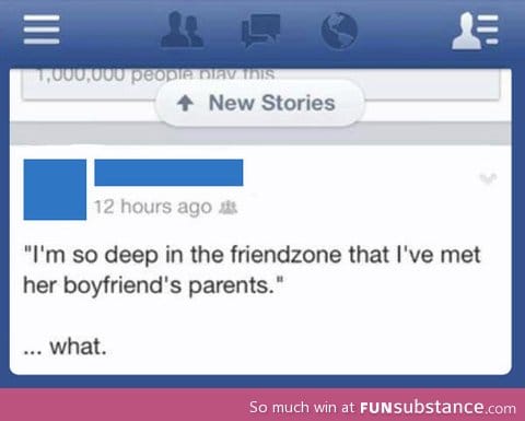 Deepest pits of the friendzone