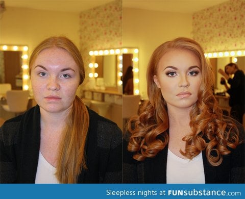 What makeup can do. Mind blown.