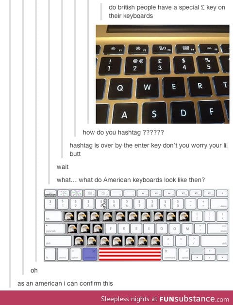 America keyboard