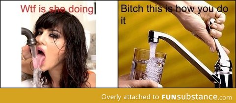 How to drink water