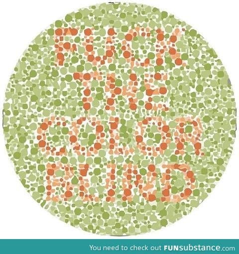 To all colorblind