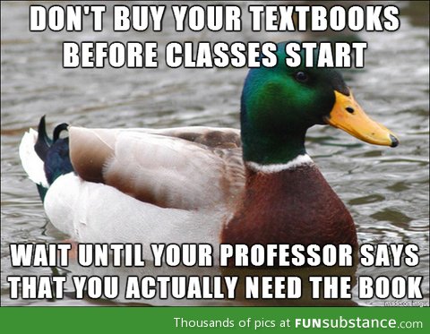 Some other advice for college freshman