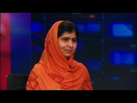 Jon Stewart Made Speechless by a Sixteen Year Old Targeted by the Taliban