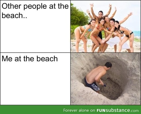 Me at the beach