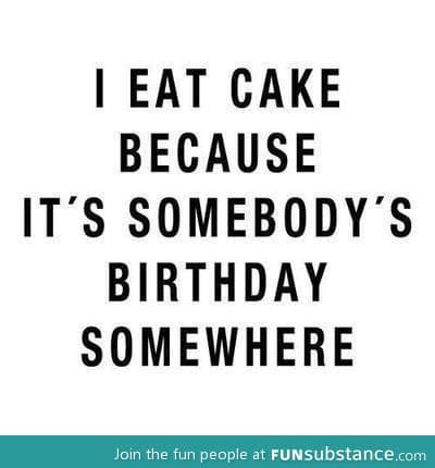 i eat cake