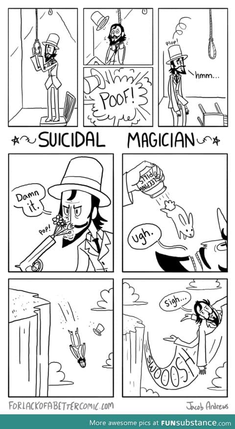 Suicidal magician