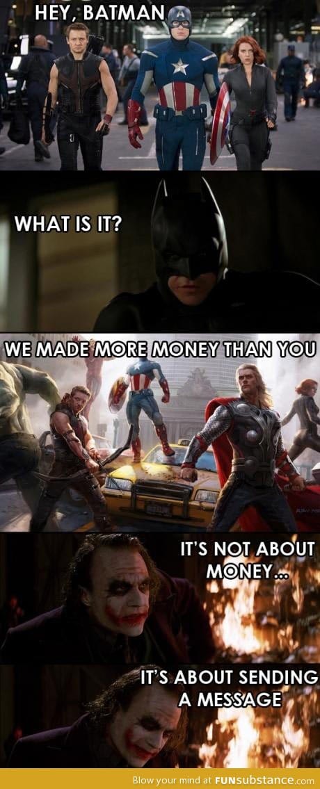 It’s not about the money…