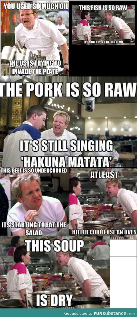 Angry Ramsay meme collection