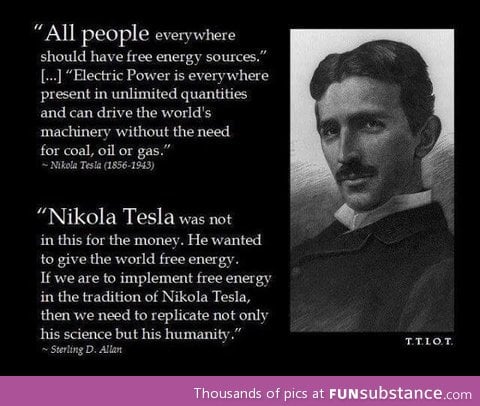 Free electricity - Tesla