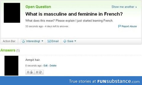 Masculine and feminine