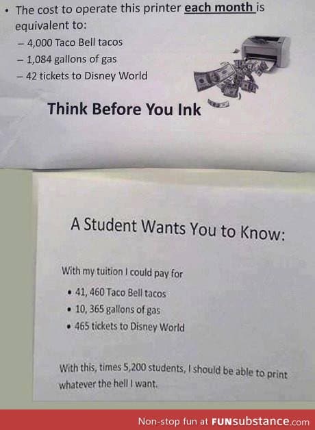 Think before you ink