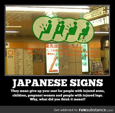 Japanese signs