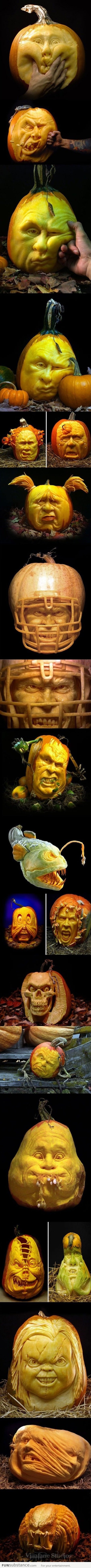 Mind Blowing Pumpkin Carvings