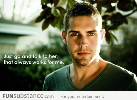 Obnoxiously Hot Oblivious Guy