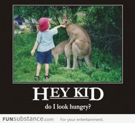 WTF Kid? Do i look hungry to you right now?