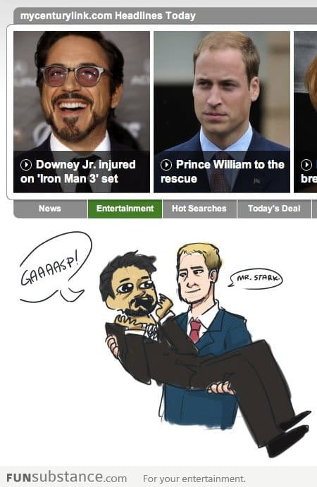 Prince William to the rescue