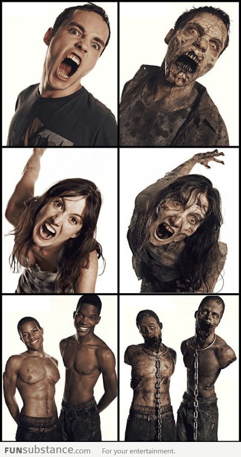 The Walking Dead - Zombie Transformations