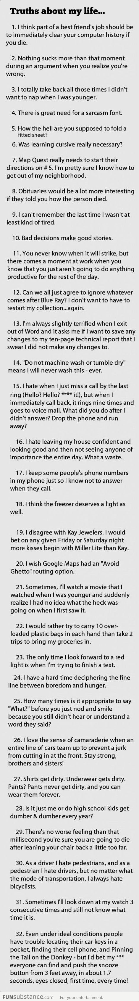 32 Truths About Life
