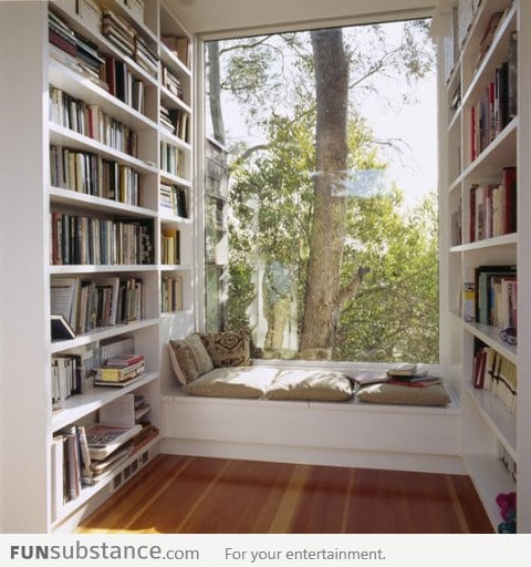 The perfect place to enjoy books