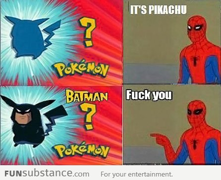 Spiderman vs. Pokemon