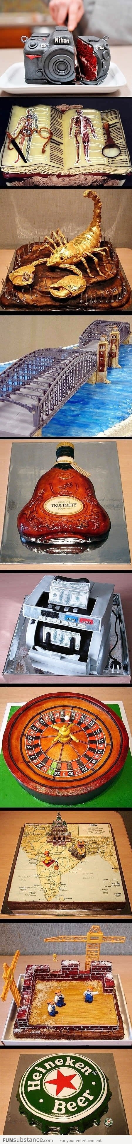 10 Realistic Looking Items In Cake Form