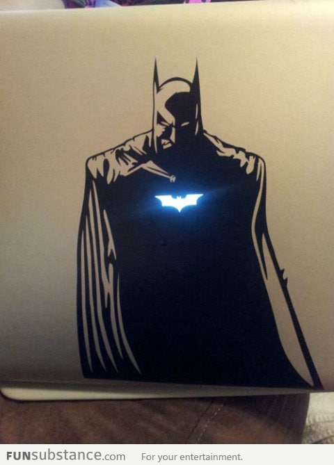 Badass Batman Laptop Decal