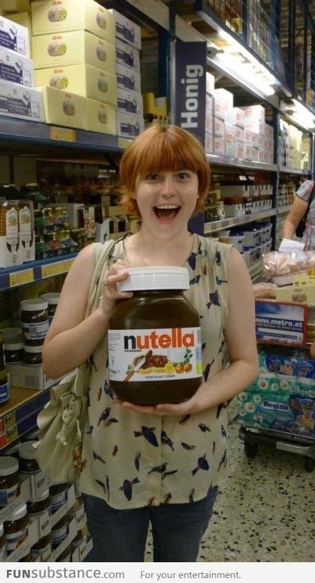 Huge ass nutella