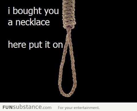 I bought you a necklace