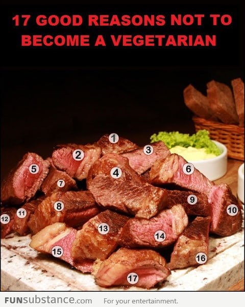 17 reasons not to become a vegetarian