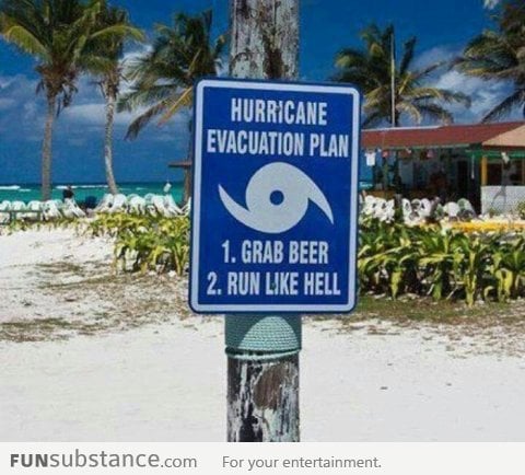 The Most Simple Hurricane Evacuation Plan