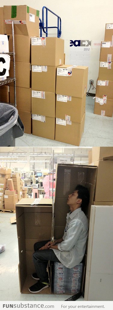 Sleeping at work level: Asian