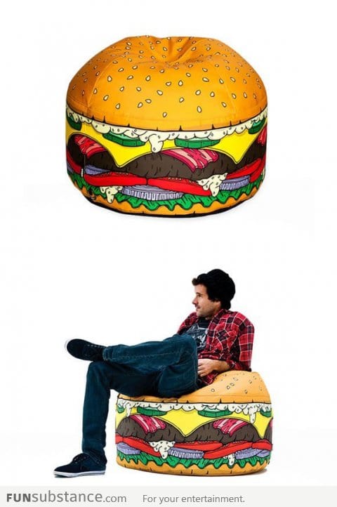 Hamburger-shaped Chair