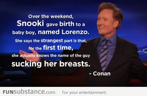 Conan on Snooki's new baby