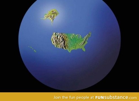 What mericans think the earth looks like