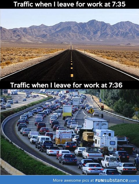 I will never understand this traffic phenomenon