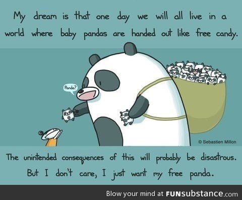 Give me my baby panda