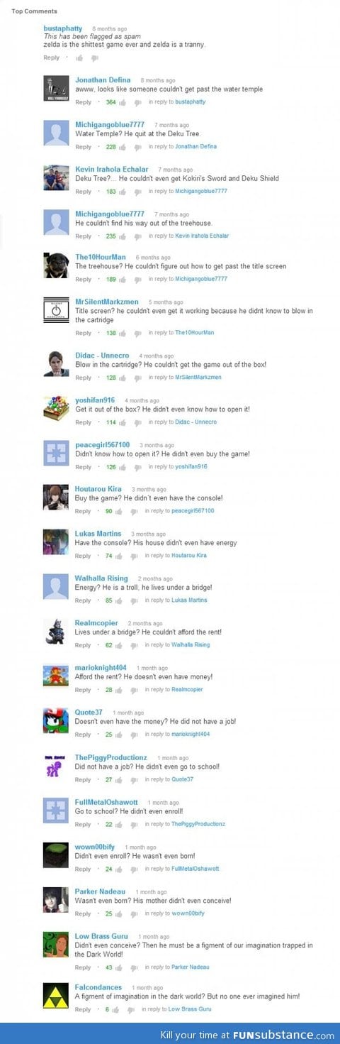 Greatest youtube thread ever !