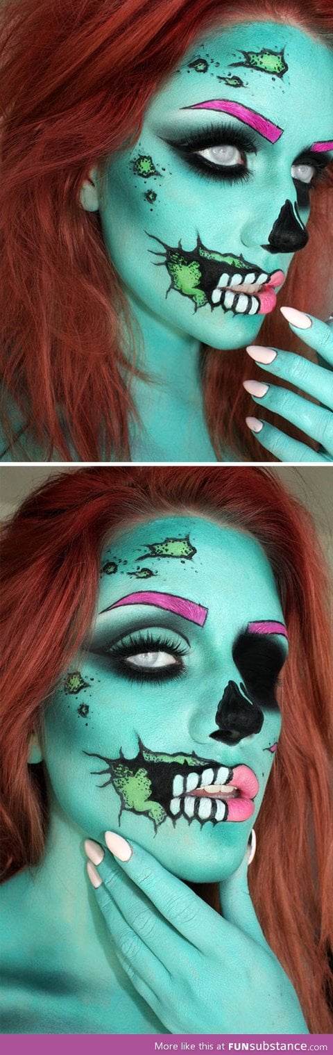 Pop art zombie