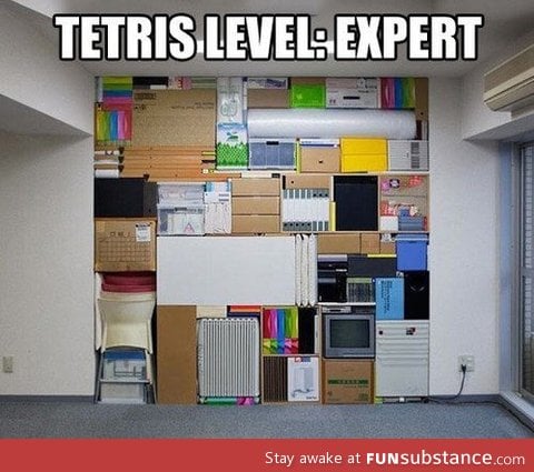 Real life Tetris