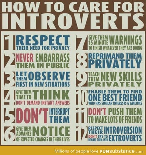 How to take care for introverts