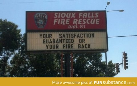 Firefighters with a sense of humour