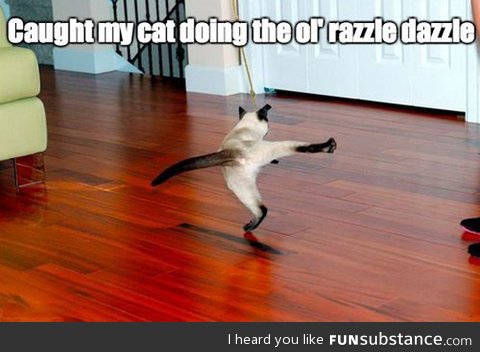 The ol’ razzle dazzle