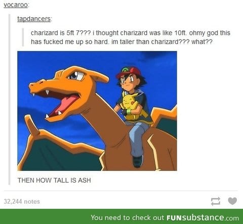 How tall is Ash?