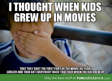 When movies span over many years