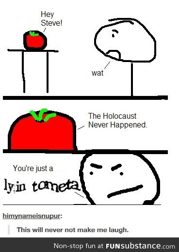 Lying tomato