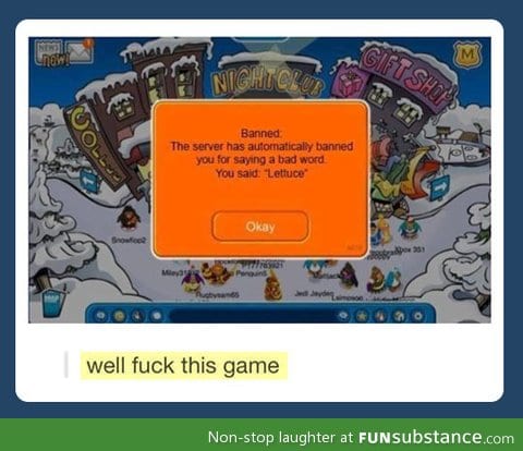 Unfair club penguin