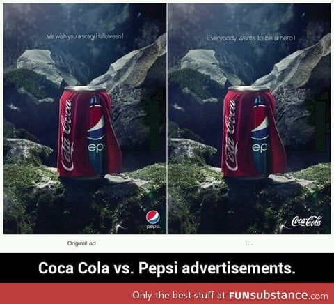 Pepsi and Coca Cola ad war