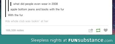 What people wore in 2008....