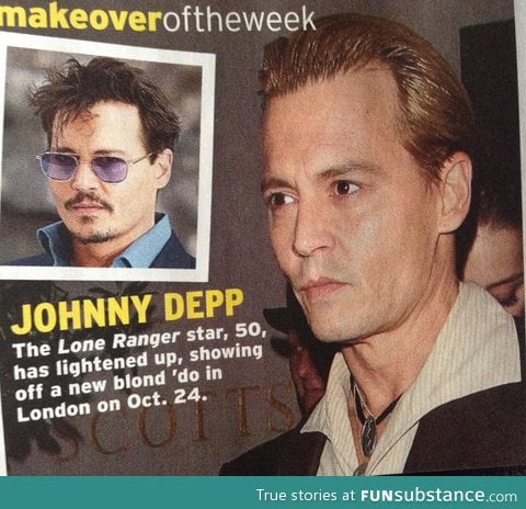 Johnny Depp shaves his beard and loses his immortality